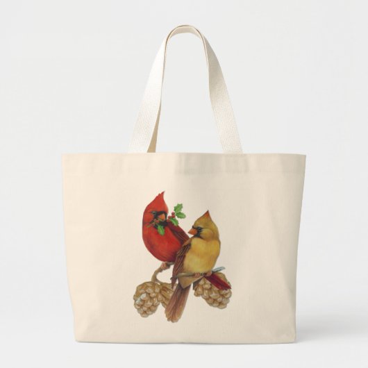 Kardinaal haar grote tote bag (Voorkant)