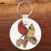 Kardinaal haar sleutelhanger (Voorkant)