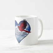 Kardinaal hartstuk koffiemok (Voorkant rechts)