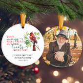 Kardinaal Herdenking Memorial Keepsake Foto Keramisch Ornament