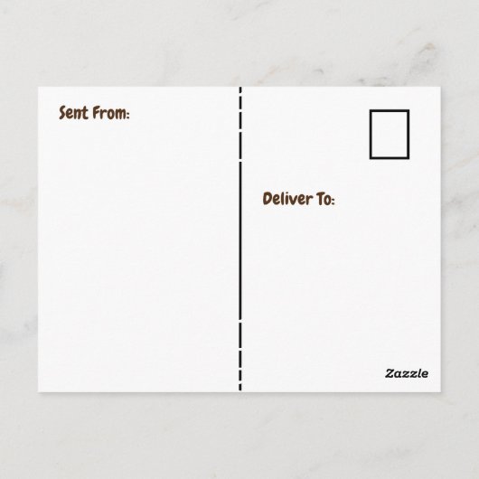 Kardinaal Hiding gezegde Hallo en Miss You Briefkaart (Achterkant)