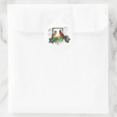 Kardinaal Hoeksticker Ronde Sticker (Tas)