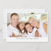 Kardinaal Holly Berry Holiday kerst Open House Kaart (Achterkant)