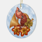 Kardinaal hoorn ornament (Links)