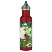 Kardinaal in Crepe Myrtle, gepersonaliseerd Waterfles (Rechts)