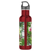 Kardinaal in Crepe Myrtle, gepersonaliseerd Waterfles (Achterkant)