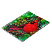 Kardinaal in de boom notitieboek (Linkerzijde)