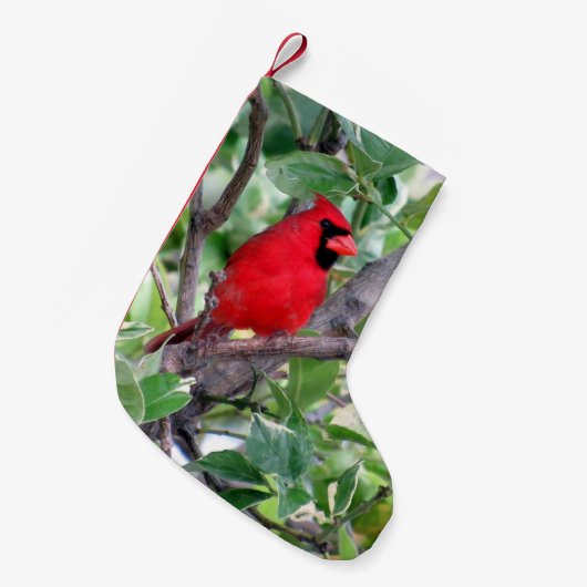 Kardinaal in een Lemon-boom - kerststop Kleine Kerstsok (Voorkant (Hangend))