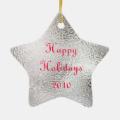 Kardinaal in Glas in lood Keramisch Ornament (Achterkant)