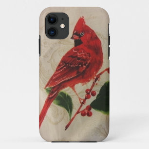 Kardinaal in Holly Struik iPhone 11 Hoesje