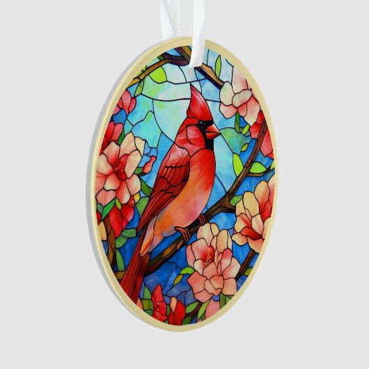 Kardinaal / In Memoriam Acryl Ornament (voorkant)