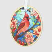 Kardinaal / In Memoriam Acryl Ornament (voorkant)