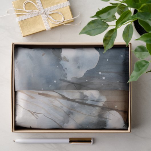 Kardinaal in Sneeuw 1 Decoupage Papier (Geschenk)