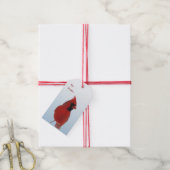 Kardinaal in Sneeuwpak van Gift Labels Cadeaulabel (Met Touw)