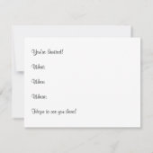 Kardinaal in Snow Dusted Fir Kaart (Achterkant)