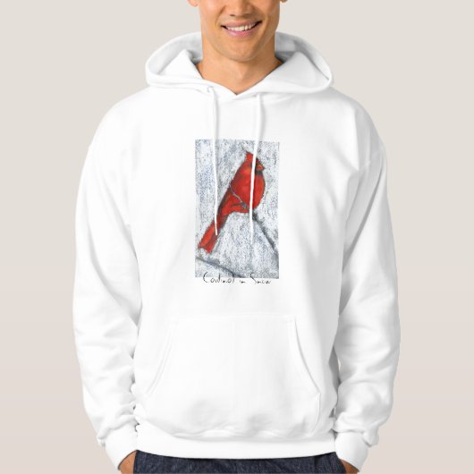Kardinaal in Snow Hoodie (Voorkant)