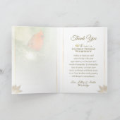 Kardinaal in Spruce 5x7 Bedankt voor je sympathiek Kaart (Binnen)