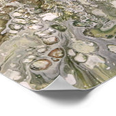 Kardinaal in vingerafdrukken van goede kwaliteit poster (Hoek)