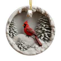 Kardinaal in Winter Wonderland