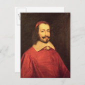 Kardinaal Jules Mazarin Briefkaart (Voorkant / Achterkant)