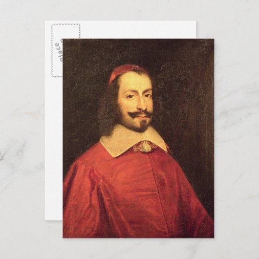 Kardinaal Jules Mazarin Briefkaart (Voorkant / Achterkant)