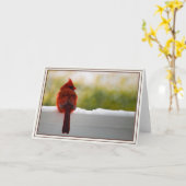 Kardinaal Kaart (Gele Bloem)