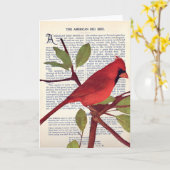 Kardinaal Kaart (Gele Bloem)