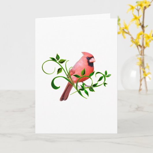 Kardinaal Kaart (Gele Bloem)