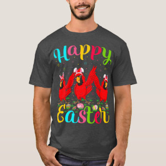 Kardinaal kardinaal van Bird Lover Easter Bunny Ha T-shirt