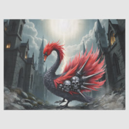 Kardinaal Kathedraal Zwaan. Tissuepapier