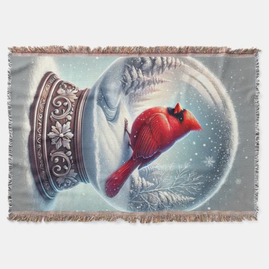 Kardinaal Keepsake van Winter Deken (Voorkant)