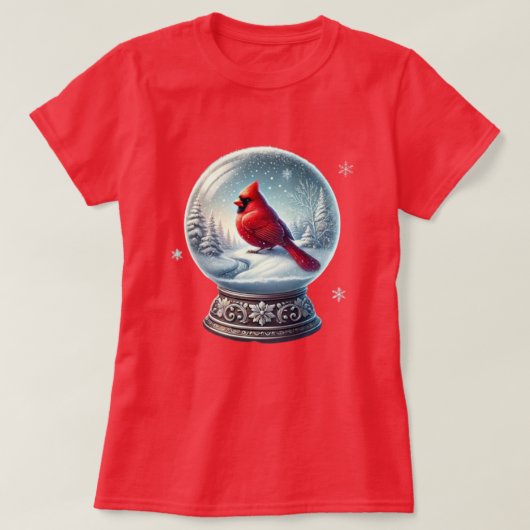 Kardinaal Keepsake van Winter T-shirt (Design voorkant)