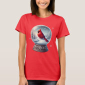 Kardinaal Keepsake van Winter T-shirt (Voorkant)