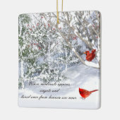 Kardinaal Keramisch Ornament (Links)