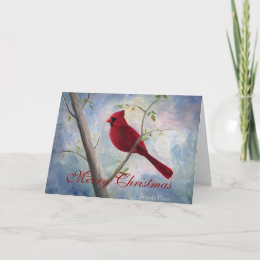 Kardinaal Kerst Blanco Kaart (Voorkant)