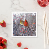 Kardinaal Kerst Papier servetten (Insitu)