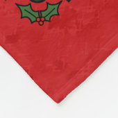 Kardinaal Kerst vogelvoeder Rood Fleece Deken (Hoek)