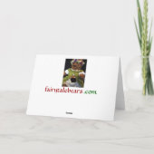 Kardinaal kerstfeest feestdagen kaart (Achterkant)