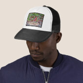 Kardinaal kerstgerei trucker pet (In situ)