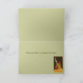 Kardinaal kerstkaartje feestdagen kaart (Binnen)