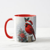 Kardinaal Kerstmuts Sublimatieontwerp Mok (Links)