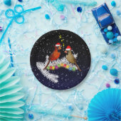 Kardinaal kerstpapier Bord (Feest)