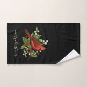 Kardinaal kerststuk 3 bad handdoek (Handdoek)