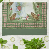 Kardinaal keukenhanddoek (Gevouwen)