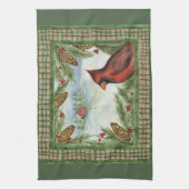 Kardinaal keukenhanddoek (Verticaal)