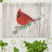 Kardinaal keukenhanddoek (Gevouwen)