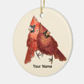 Kardinaal Koppel Keramisch Ornament (Links)