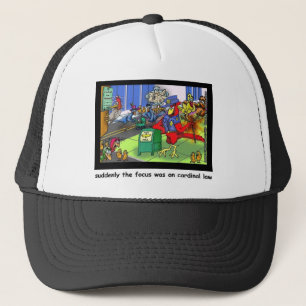 Kardinaal Law Grappige Wet Cartoon Cadeaus & Verza Trucker Pet