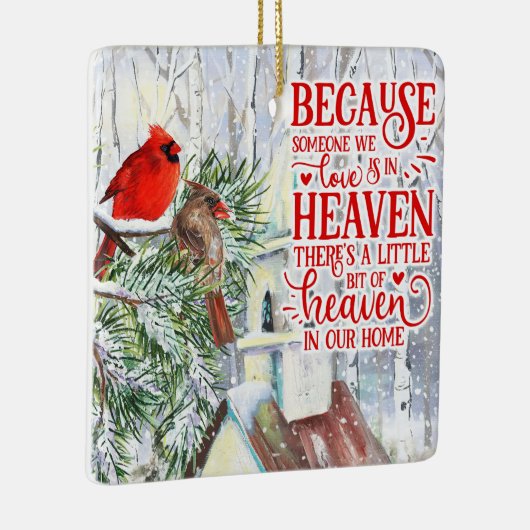 Kardinaal Loved One Memory Ornament (Rechts)