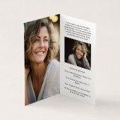 Kardinaal Loving Memory Kleine Begrafenis Gebed Ka Kaart (Binnen)